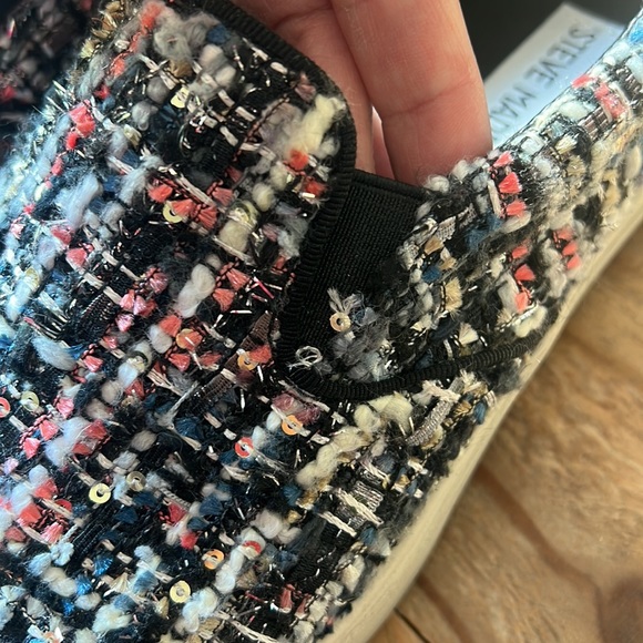 Steve Madden ecentrcq tweed sneaker sz 8 - Picture 5 of 11